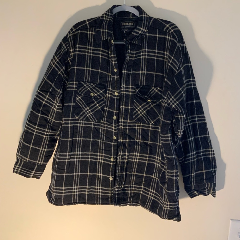 Plaid Quilted Jacket. Like New  $30.00